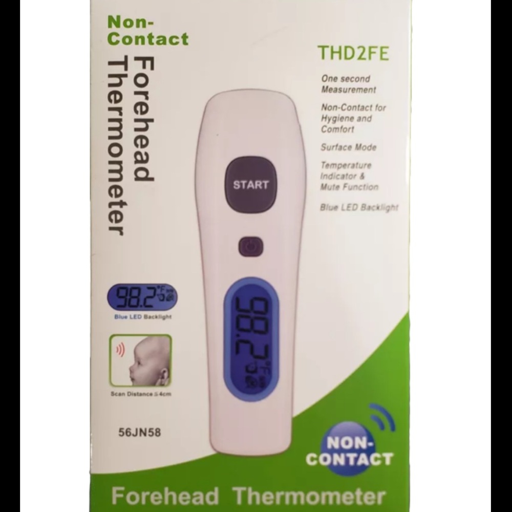 NEW IN BOX! THD2FE Non-Contact Forehead Thermometer